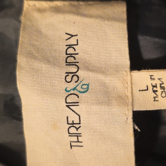 Thread & Supply Tan Double-Breasted Pea Coat - Picture 2 of 11